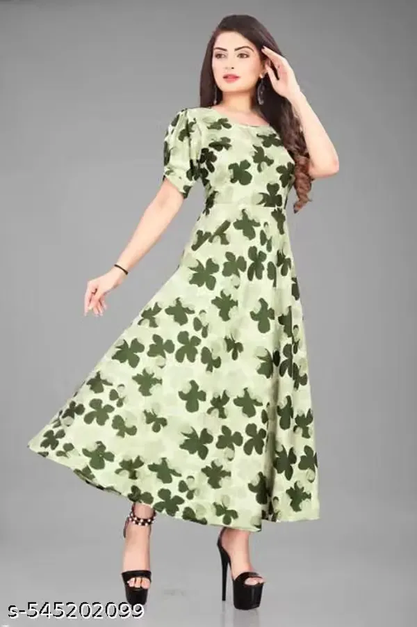 Green_Micro_Crepe_Floral_Fit_And_Flare_Dress_For_Women