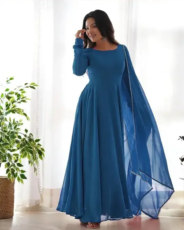 Blue_Georgette_Full_Sleeve_Flared_Maxi_Dress_For_Women