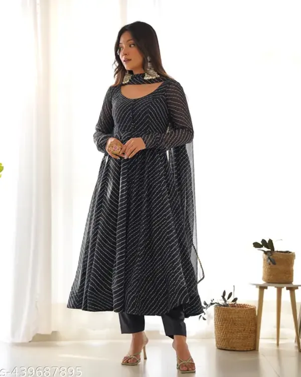 Black_Georgette_Printed_Anarkali_Ethnic_Dress_For_Women
