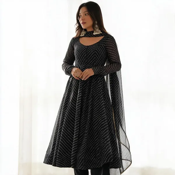 Black_Georgette_Printed_Anarkali_Ethnic_Dress_For_Women
