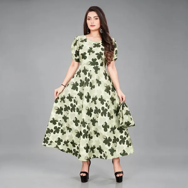 Green_Micro_Crepe_Floral_Fit_And_Flare_Dress_For_Women