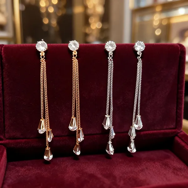 Gold_Silver_Alloy_Long_Drop_Earrings_Set_For_Women