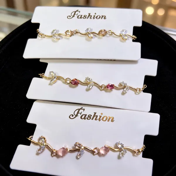 Gold_Alloy_Floral_Crystal_Hand_Bracelet_Set_For_Women