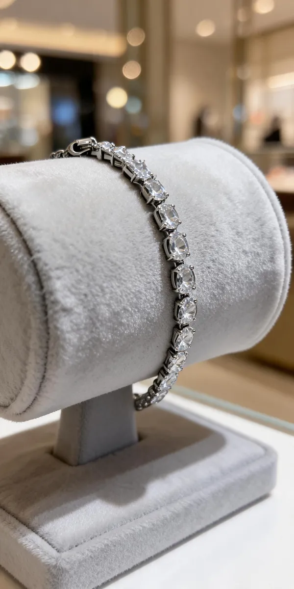 Silver_Stainless_Steel_Crystal_Link_Bracelet_For_Women