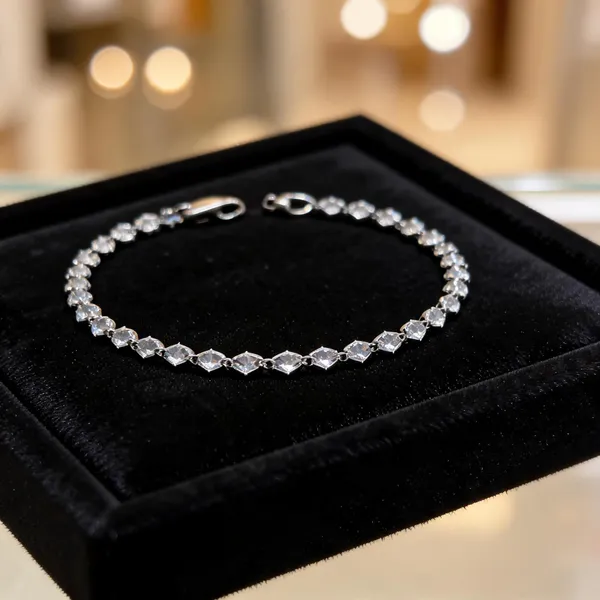 Silver_Stainless_Steel_Link_Bracelet_And_Hand_Chain_For_Women