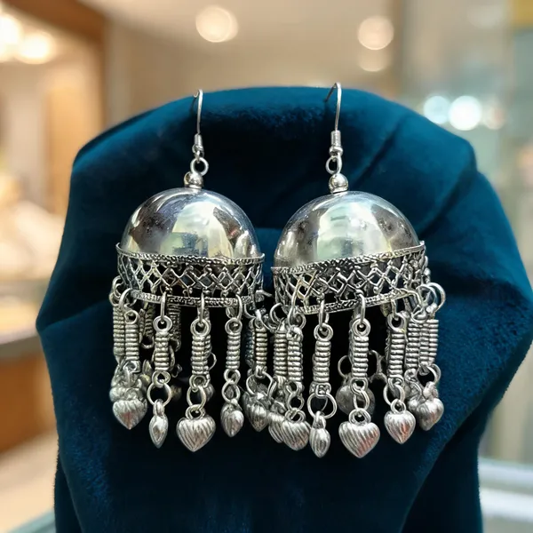 Silver_Alloy_Oxidised_Jhumka_Earrings_For_Women