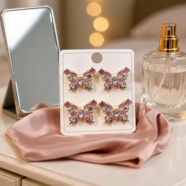 Golden_Stainless_Steel_Butterfly_Earrings_For_Women_-_Pack_Of_4