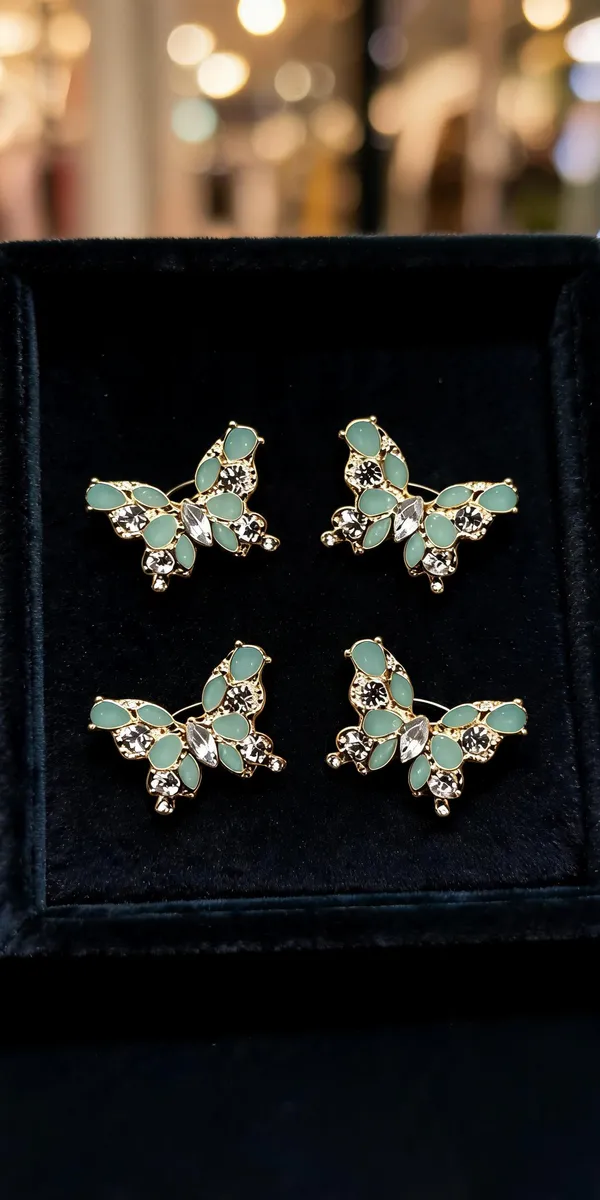 Golden_Stainless_Steel_Floral_Drop_Earrings_For_Women_-_Pack_Of_4