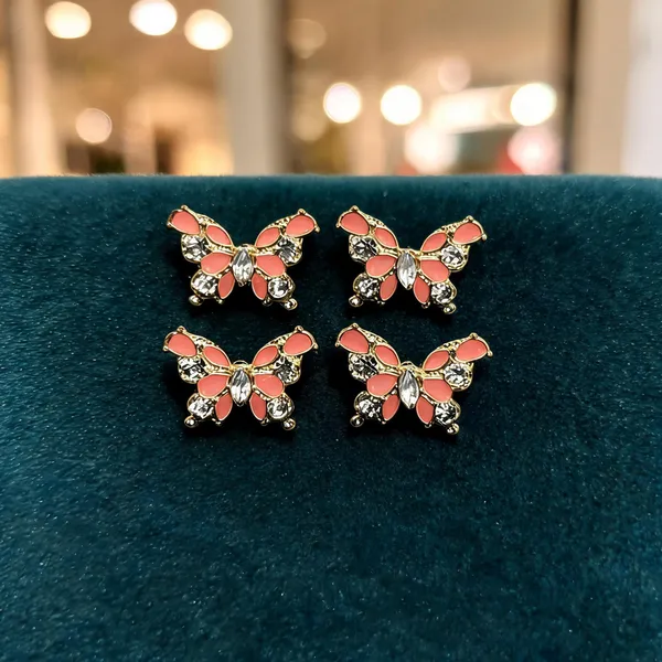 Golden_Stainless_Steel_Butterfly_Stud_Earrings_For_Women_-_Pack_Of_4