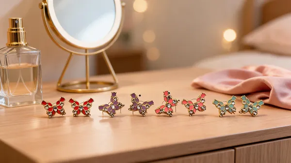 Gold_And_Silver_Stainless_Steel_Floral_Stud_Earrings_For_Women