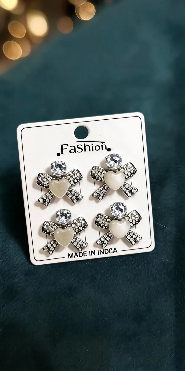Silver_Stainless_Steel_Rhinestone_Stud_Earrings_For_Women_-_Pack_Of_4