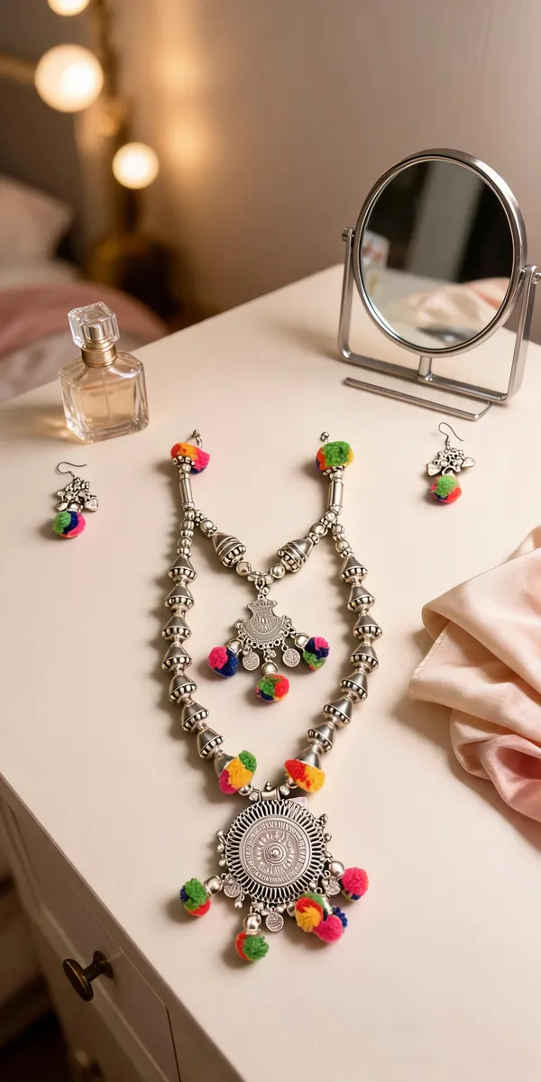 Oxidised_Silver_Alloy_Bohemian_Necklace_Set_For_Women