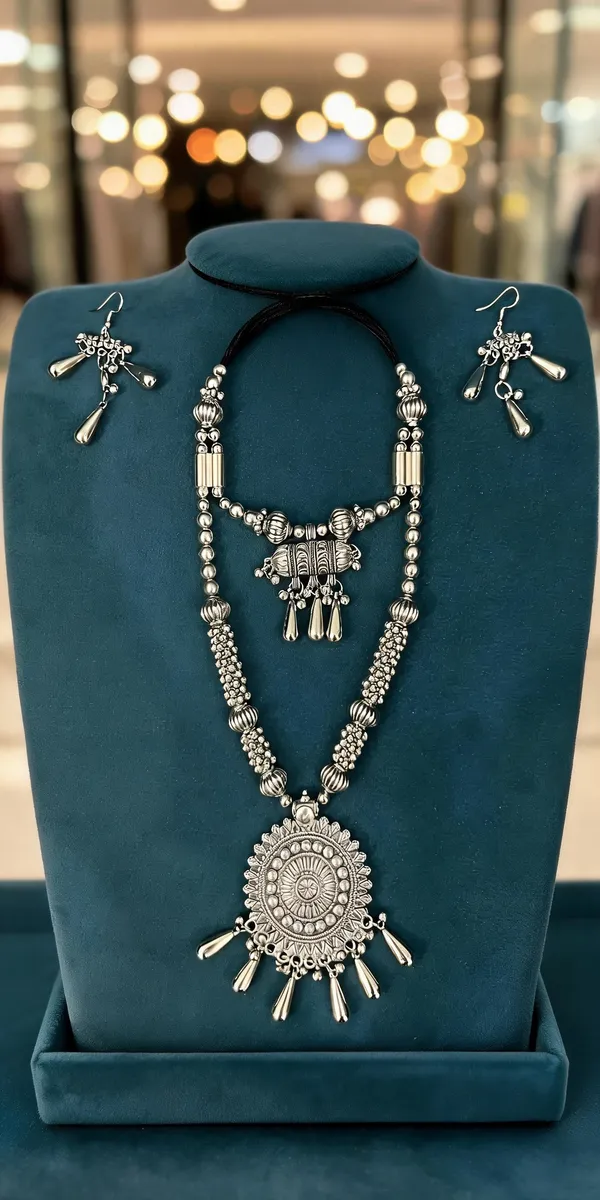 Oxidised_Silver_Alloy_Necklace_And_Earrings_Set_For_Women