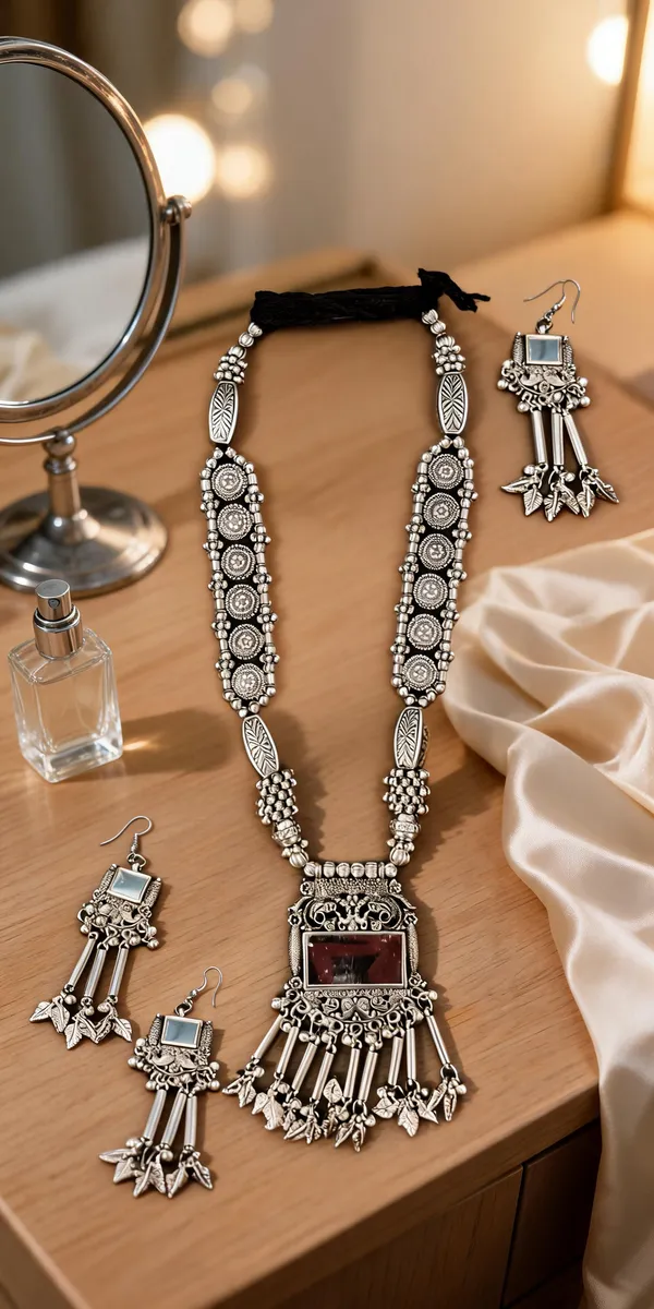 Oxidised_Silver_Alloy_Necklace_And_Earrings_Set_For_Women