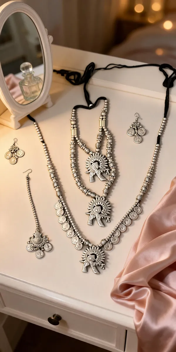 Oxidised_Alloy_Mang_Tika_Necklace_Jhumka_Set_For_Women