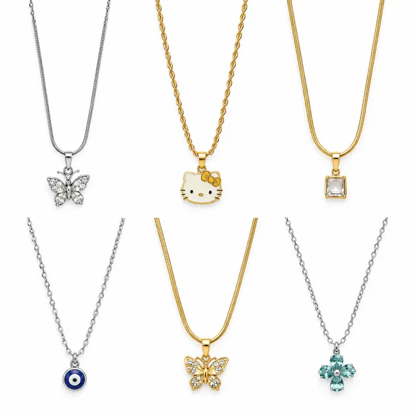 Gold_And_Silver_Stainless_Steel_Pendant_Necklace_Set_For_Women