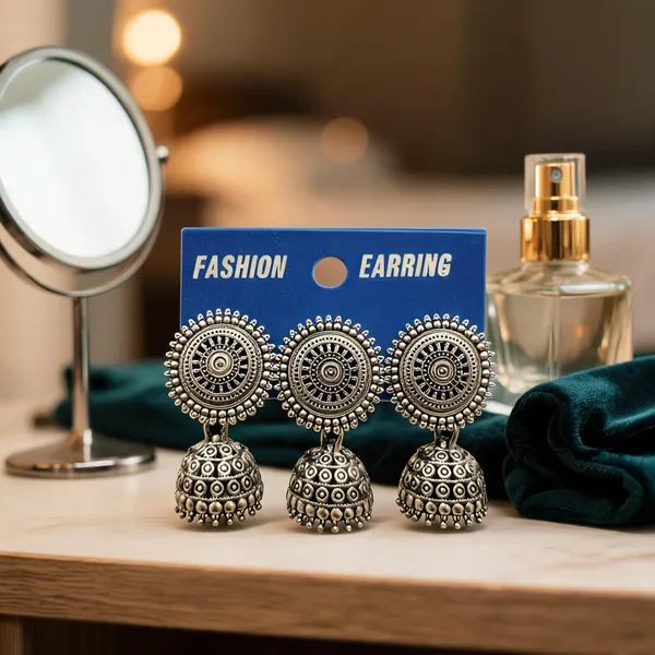 Oxidised_Silver_Alloy_Traditional_Jhumka_For_Women_-_Pack_Of_3