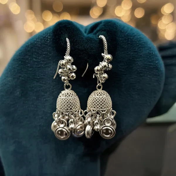 Silver_Alloy_Embellished_Jhumka_Earrings_For_Women_-_Pack_Of_2