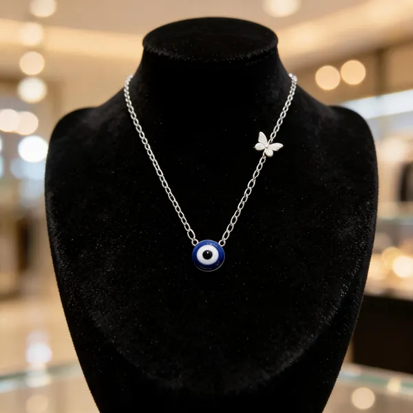 Silver_Stainless_Steel_Evil_Eye_Pendant_Necklace_For_Women