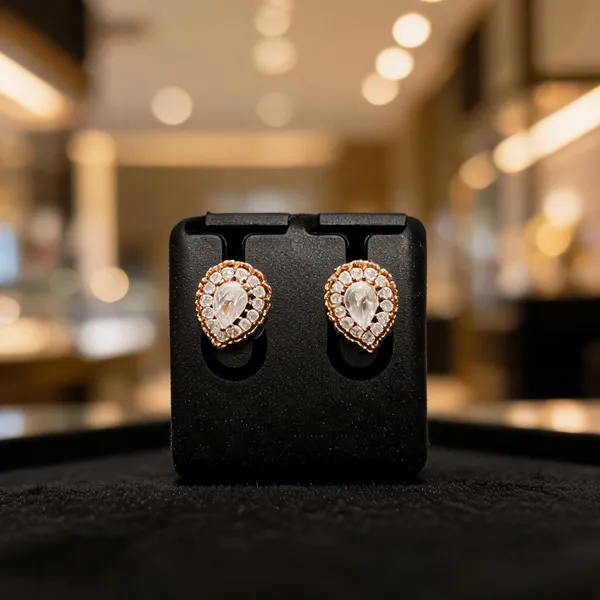 Golden_Stainless_Steel_Heart_Stone_Stud_Earrings_For_Women