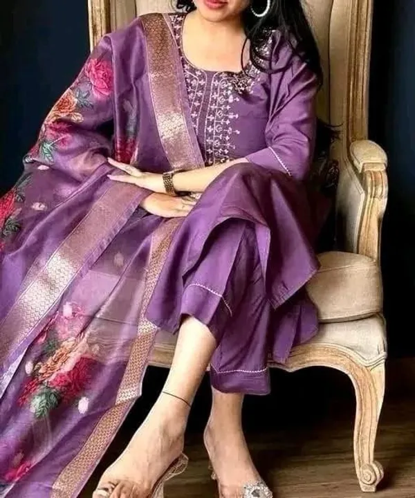 Purple_Cotton_Silk_Straight_Kurta_Set_With_Dupatta_For_Women