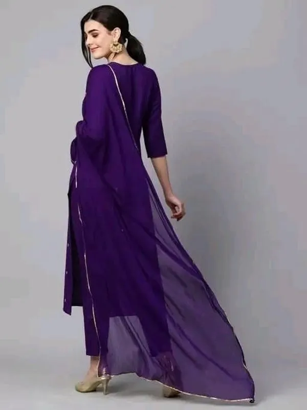 Purple_Cotton_Silk_Straight_Embroidered_Kurta_Set_For_Women