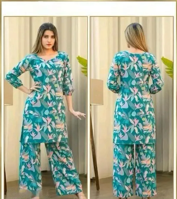 Mint_Green_Cotton_Silk_Straight_Kurta_With_Palazzo_For_Women