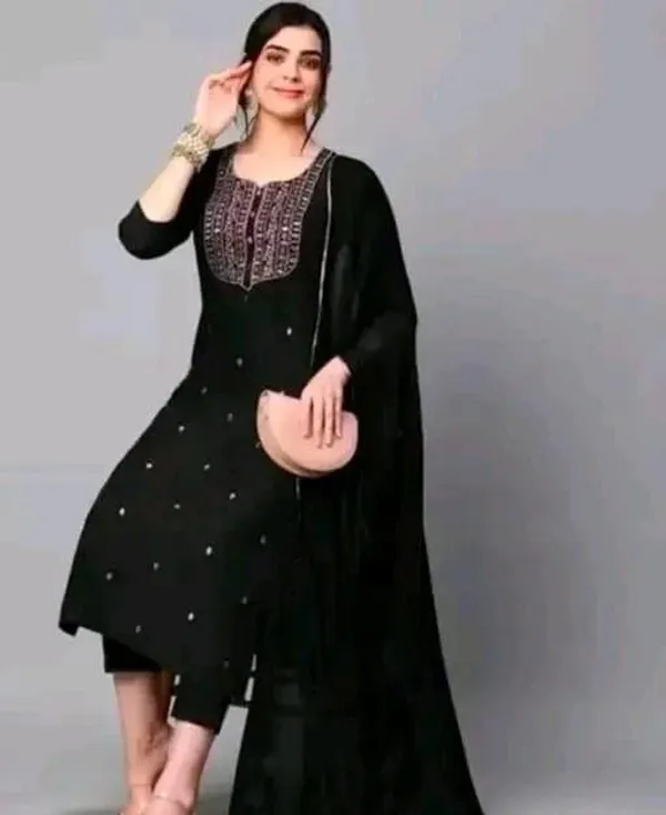 Black_Cotton_Silk_Anarkali_Kurta_Set_With_Dupatta_For_Women
