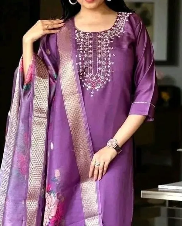 Purple_Cotton_Silk_Straight_Kurta_Set_With_Dupatta_For_Women