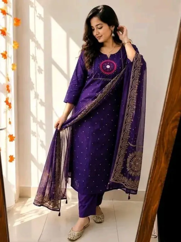 Purple_Cotton_Silk_Straight_Kurta_Set_With_Dupatta_For_Women