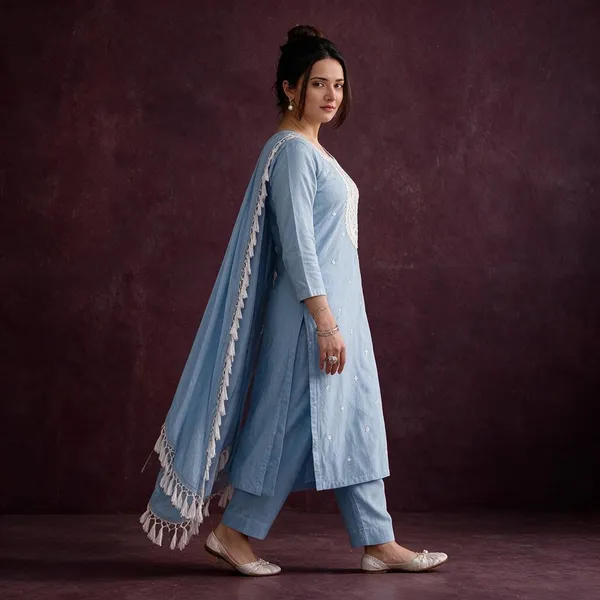 Blue_Cotton_Silk_Straight_Embroidered_Kurta_Set_For_Women