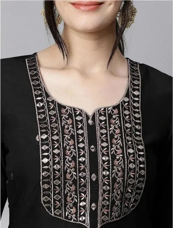 Black_Cotton_Silk_Anarkali_Kurta_Set_With_Dupatta_For_Women