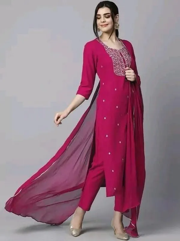 Pink_Cotton_Silk_Straight_Embroidered_Kurta_Set_For_Women