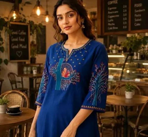 Blue_Cotton_Silk_Straight_Embroidered_Kurta_Set_For_Women