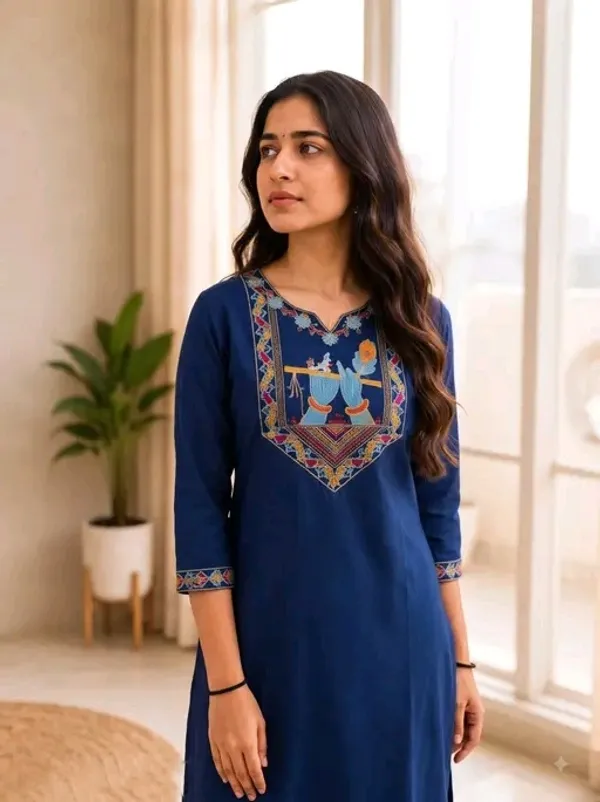 Blue_Cotton_Silk_Straight_Kurta_With_Palazzo_For_Women
