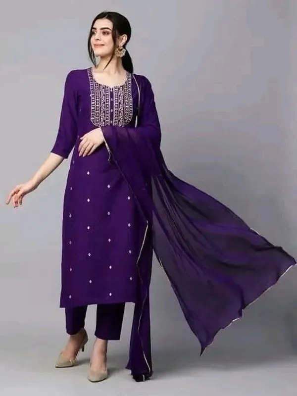 Purple_Cotton_Silk_Straight_Embroidered_Kurta_Set_For_Women