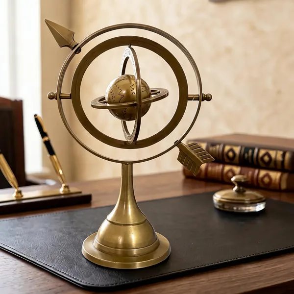 Brass_Metal_Vintage_Antique_Brown_Armillary_Sphere_Showpiece