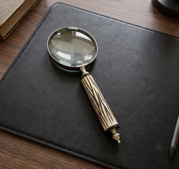 Brass_Glass_Vintage_Gold_Cream_Handle_Handheld_Magnifying_Glass