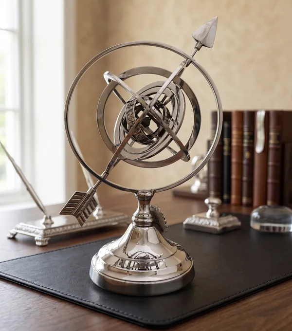 Brass_Metal_Vintage_Silver_Nickel_6_Ring_Armillary_Sphere_Showpiece