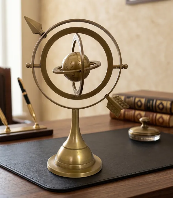 Brass_Metal_Vintage_Antique_Brown_Armillary_Sphere_Showpiece
