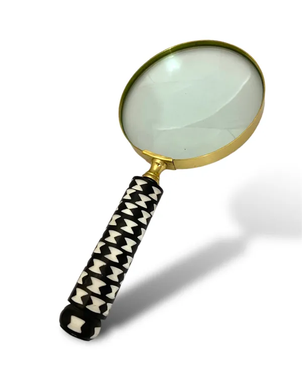 Wood_&_Brass_Geometric_Handle_Magnifying_Glass_4_In