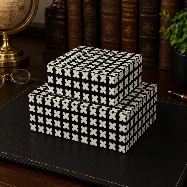 Mdf_&_Resin_Decorative_Square_Storage_Box