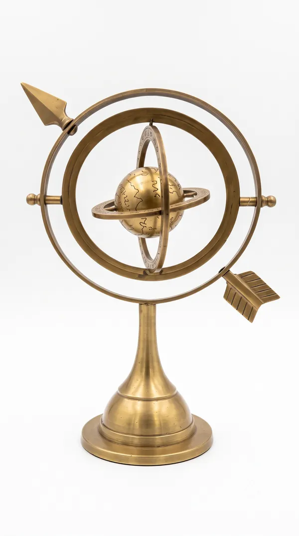 Brass_Metal_Vintage_Antique_Brown_Armillary_Sphere_Showpiece