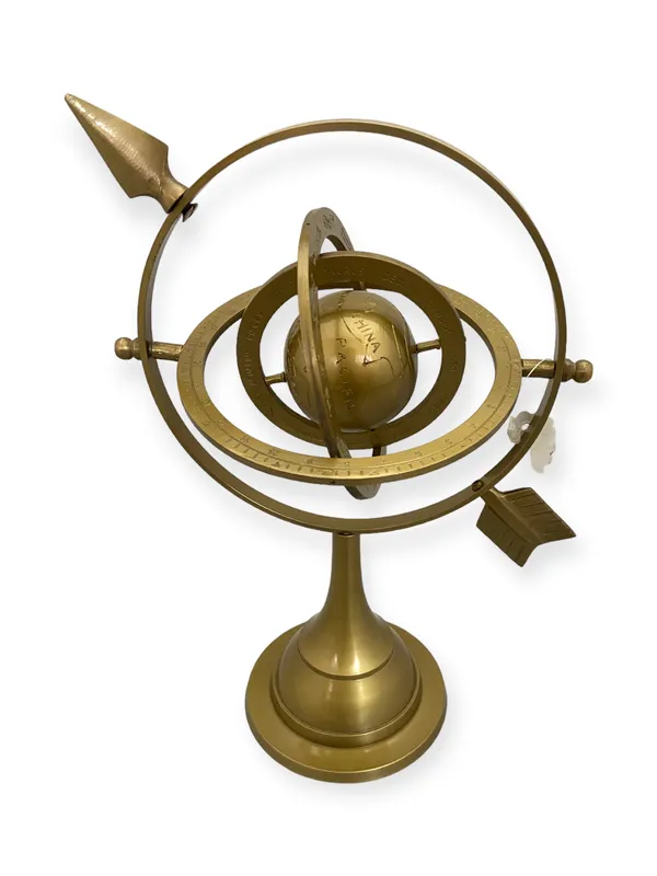 Brass_Metal_Vintage_Antique_Brown_Armillary_Sphere_Showpiece