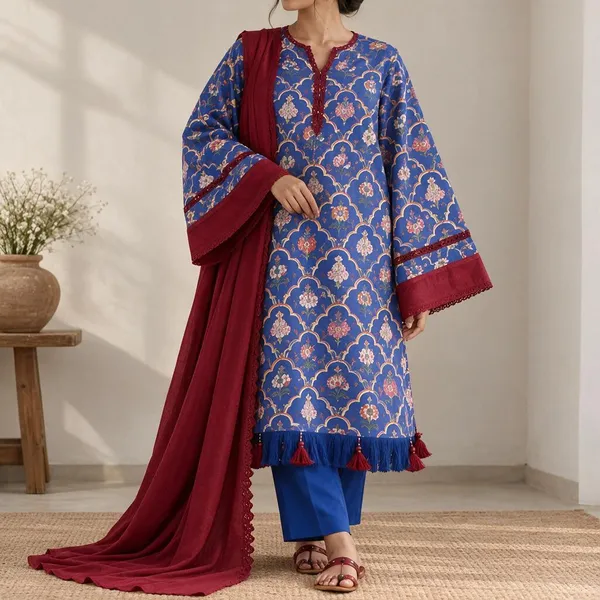 Blue_Cotton_Straight_Kurta_Set_With_Dupatta_For_Women