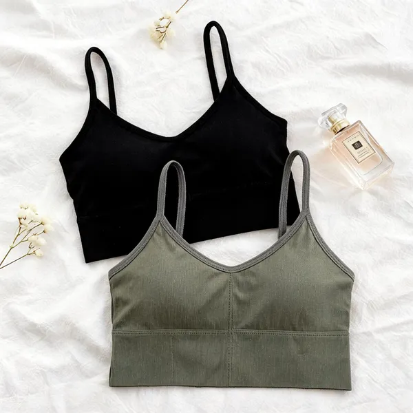 Black_And_Olive_Two-Piece_Bralette_Set_for_Women