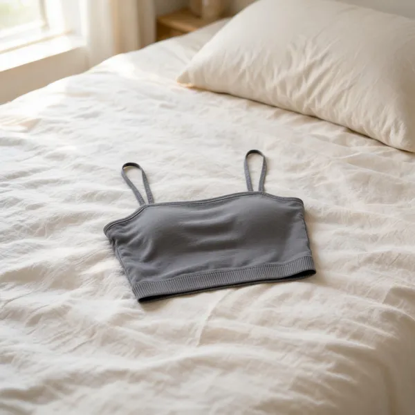 Grey_&_Cream_Spaghetti_Strap_Cropped_Camisole_Top_for_Women