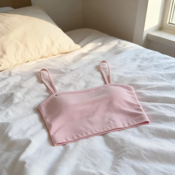 Pink_&_Grey_Spaghetti_Strap_Crop_Top_for_Women
