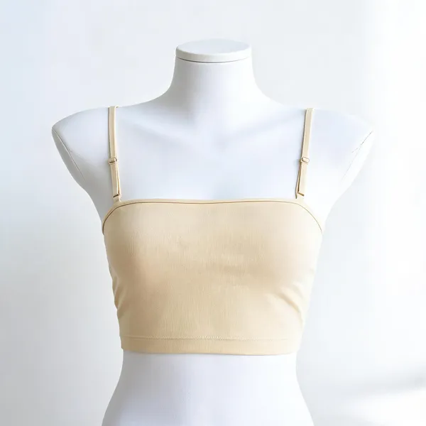 Cream_&_Pink_Sleeveless_Crop_Top_for_Women