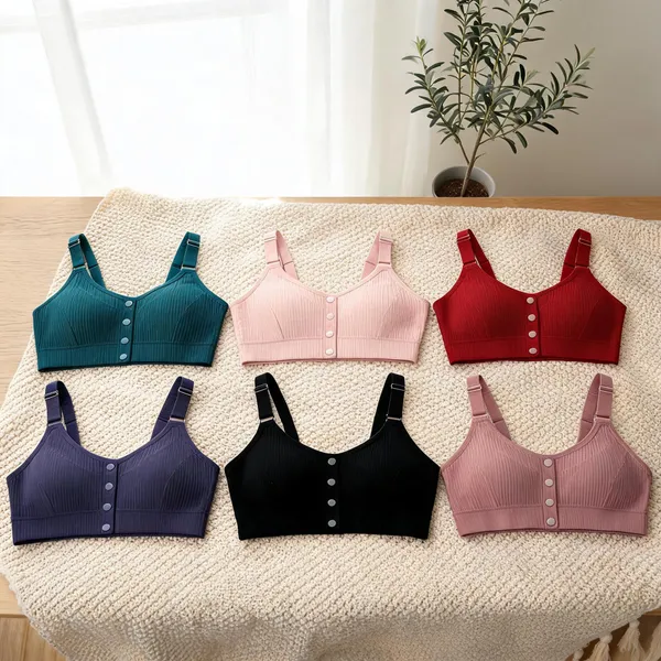 Teal_&_Mauve_Ribbed_Bralette_For_Women